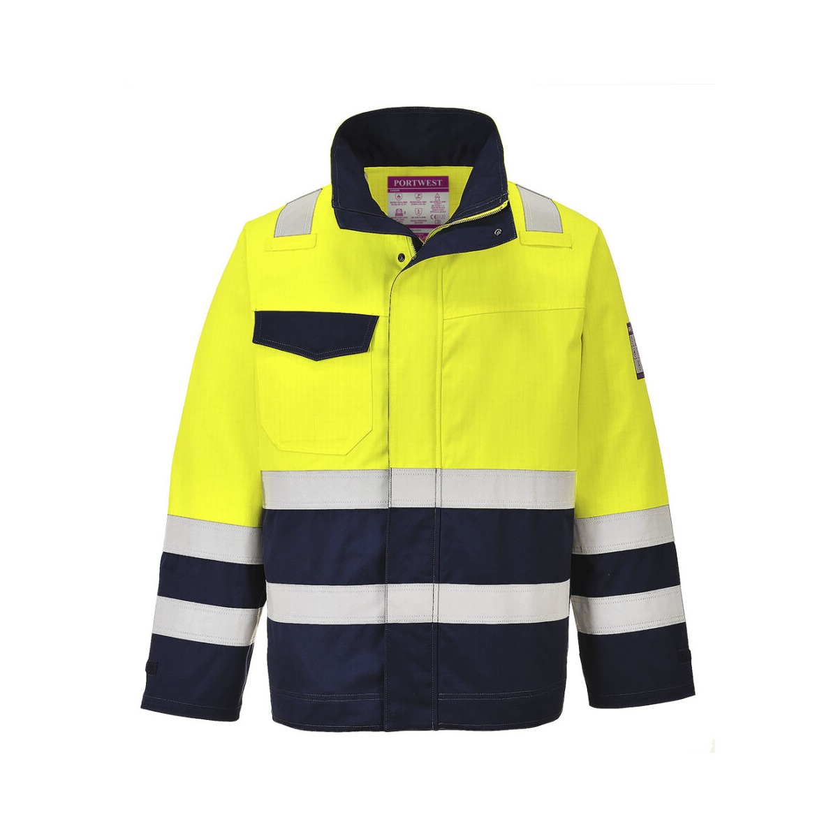Modaflame Work Hi-Vis Multi-Norm Contrast FR Jacket Modaflame Work Hi-Vis Multi-Norm Contrast FR Jacket