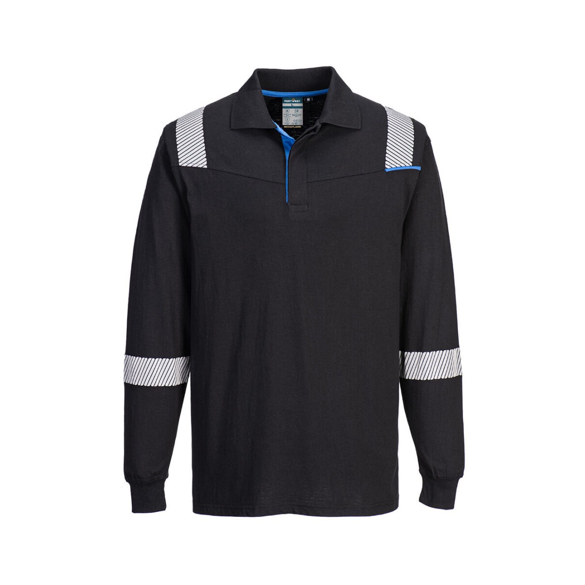 WX3 Modaflame Knit FR Long Sleeve Polo Shirt WX3 Modaflame Knit FR Long Sleeve Polo Shirt