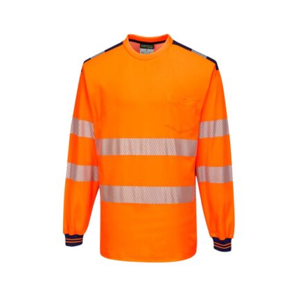 PW3 Hi-Vis Cotton Comfort T-Shirt L/S