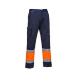 Pantaloni de serviciu Hi-Vis Lightweight Contrast clasa 1