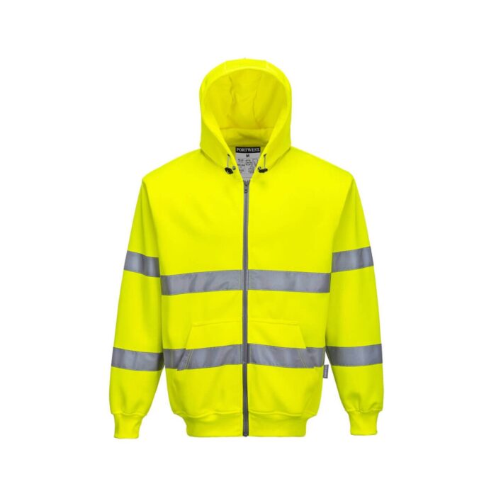 Hanorac Hi-Vis cu Fermoar Frontal
