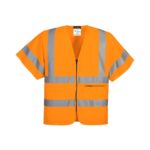 Hi-Vis Band and Brace Zip Vest S/S